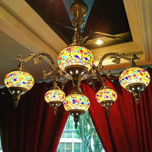 Turkish Turkish Lamps Chandelier Retro Vintage Chandelier (WH-DC-24)