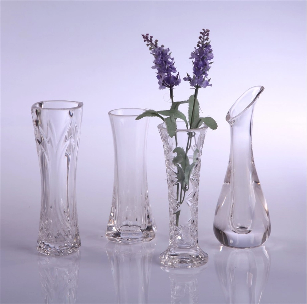 Modern Resin Vase Crystal Vase for Wedding Decoration Flower Transparent Water Culture Plastic Vase Display Table Flower Pots Tall Cylinder Clear Vases