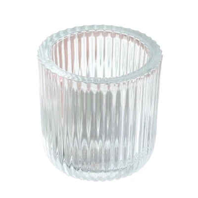 Candelabros de recipiente de vidrio para velas DIY de 50 g